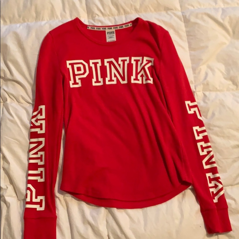 red victoria secret shirt willing to lower!